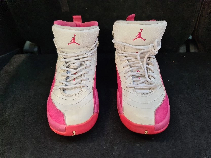 Nike Air Jordan 12 Retro Gg white Vivid Pink Size :37,5