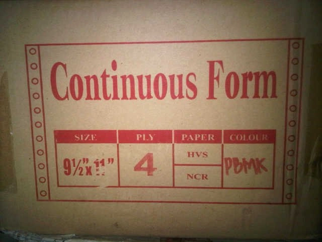 continuous form