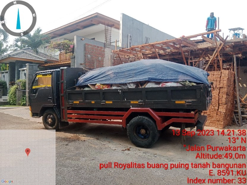 jasa buang puing tanah bangunan j