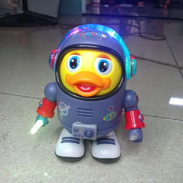 MAINAN SPACE DUCK DANCE ROBOT BEBEK ASTRONOUT JOGET