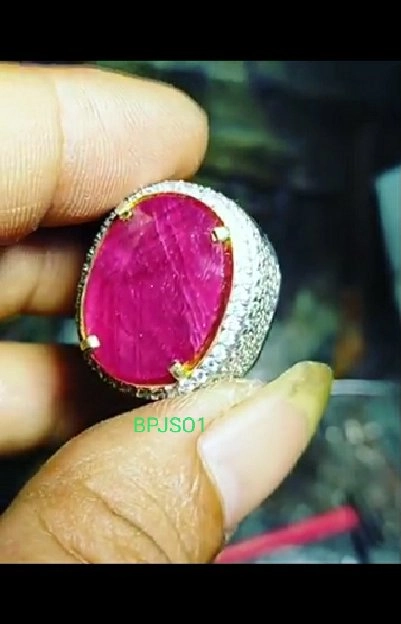 batu permata Ruby Burma asli 