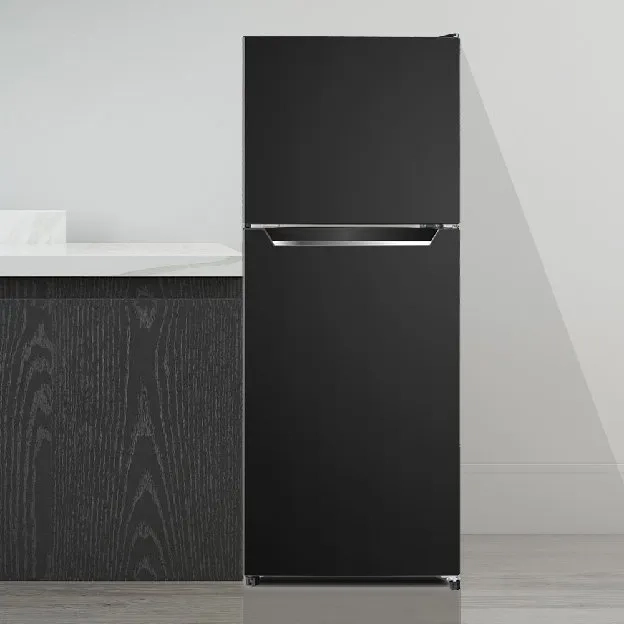 Kulkas 2 Pintu (Refrigerator) Lemari Es Kapasitas 122 Liter FTM155DB Black (Semi Auto Defrost) (Kulk