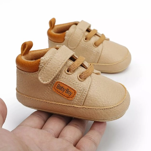 PROMO ❗❗Sepatu Prewalker Casual Anti Selip Aksen Baby Boy untuk Bayi Laki-Laki Perempuan 0 6 12 14 B