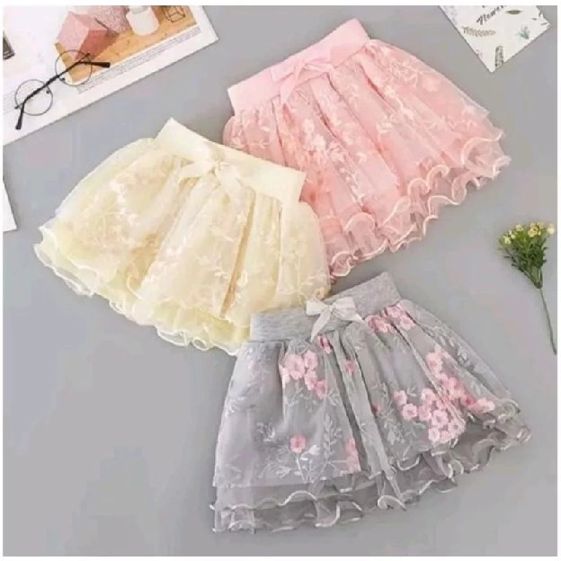 MURAH ❗❗rok tutu import premium...berikut detail ukuran produkrok tutu renda dan bunga