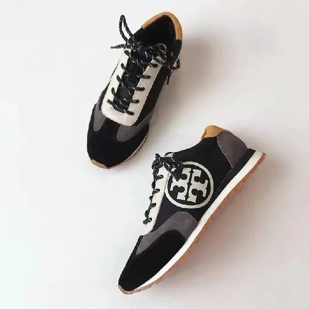 Sepatu Tory Burch Annie Nylon Runner Black TB 20833