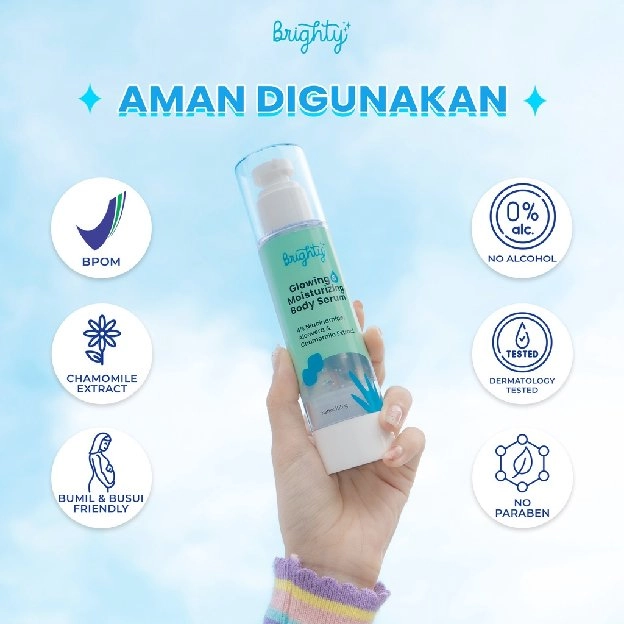 Brighty Glowing & Moisturizing Body Serum Terbaik