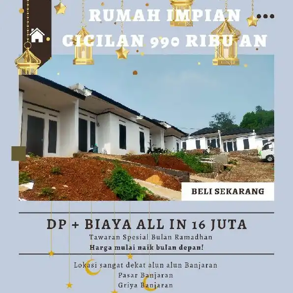 Rumah Subsidi BUMI SINDANG PANON Dekat Alun Alun Banjaran Bandung Selatan