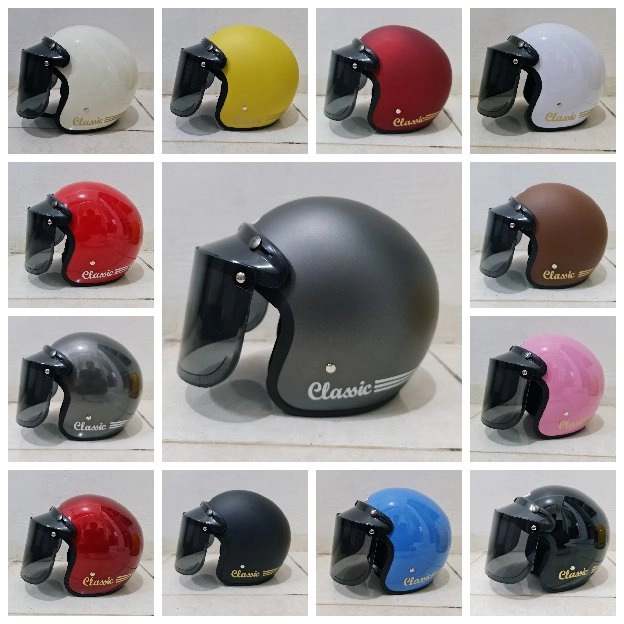 helm classic termurah 