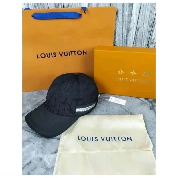 TOPI PRIA LOUIS VUITTON LV 55302 BLACK DAMIER