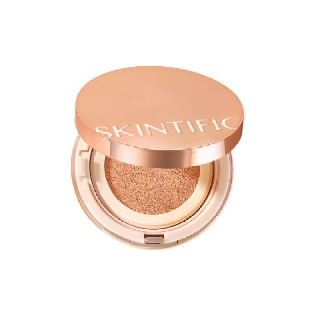 SKINTIFIC Cover All Perfect Air Cushion + Make Up Remover Balm High Coverage Poreless&Flawless Found