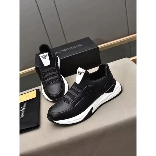 Sepatu sneakers pria emporio armani ea