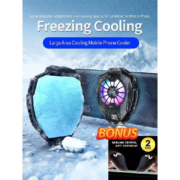 Fancooler Pendingin Hp Gaming Cooler RGB For Mobile Phone