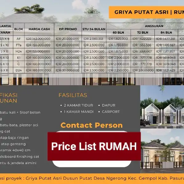 Update Progress Rumah / Tanah Griya Putat Asri (GPA) View Pegunungan Mepet Sidoarjo Surabaya