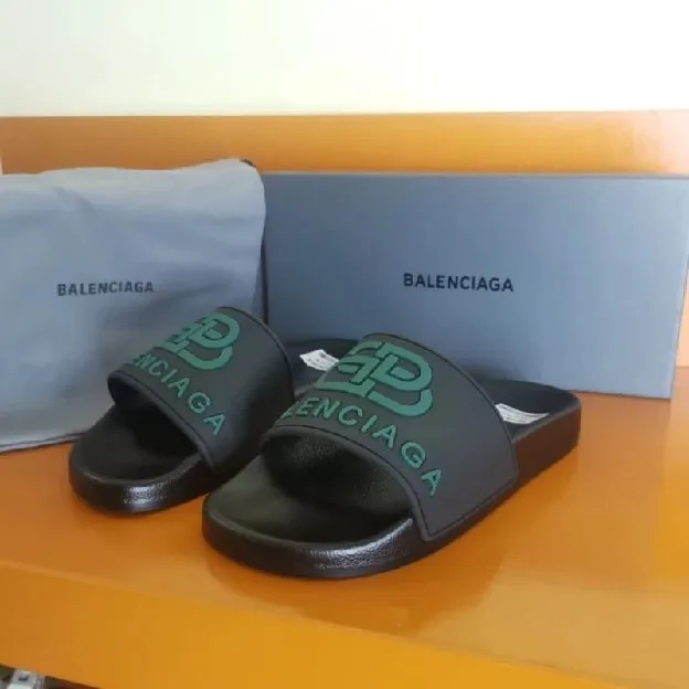 Sandal selop slide slippers pria balenciaga