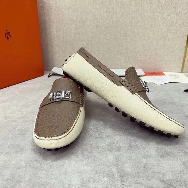 sepatu loafers moccasin pria hermes