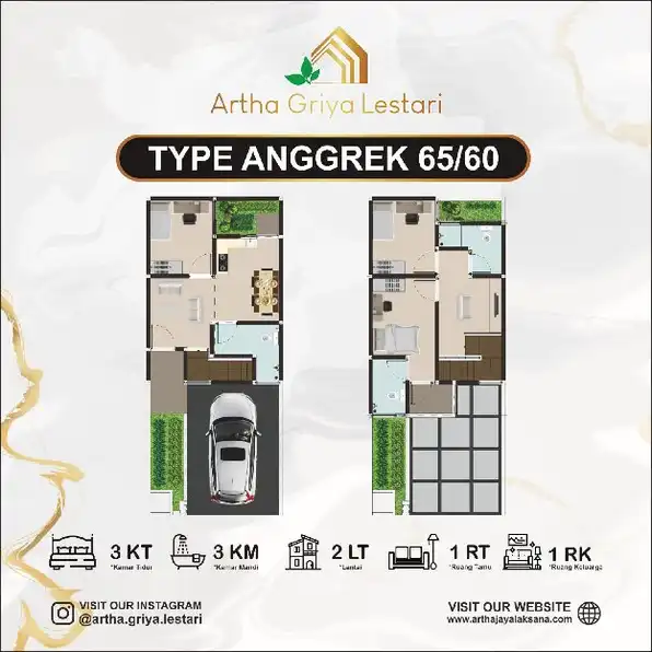 Artha Griya Lestari Rumah Di BSD Tanpa DP Cuma 2,5 Juta Langsung Proses KPR