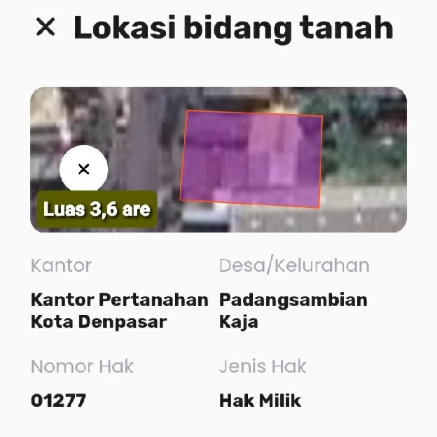 Dijual 3,6 are, Jl. Gunung Andakasa MITRA 10 Satelindo Gatsu Barat