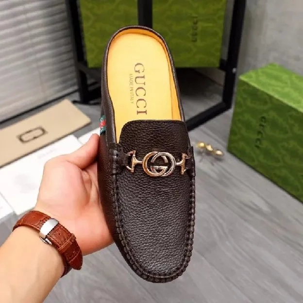 Sepatu sandal selop pria gucci ny