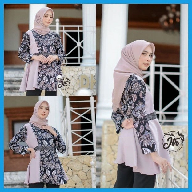 *ALF - Blouse Batik Kombinasi* 