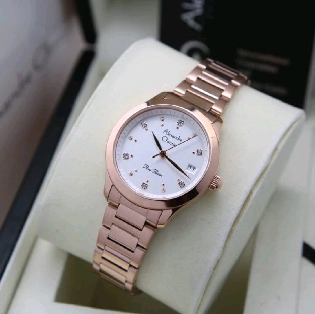 Ready!Jam Tangan Alexandre Christie AC 2A77 LD Wanita