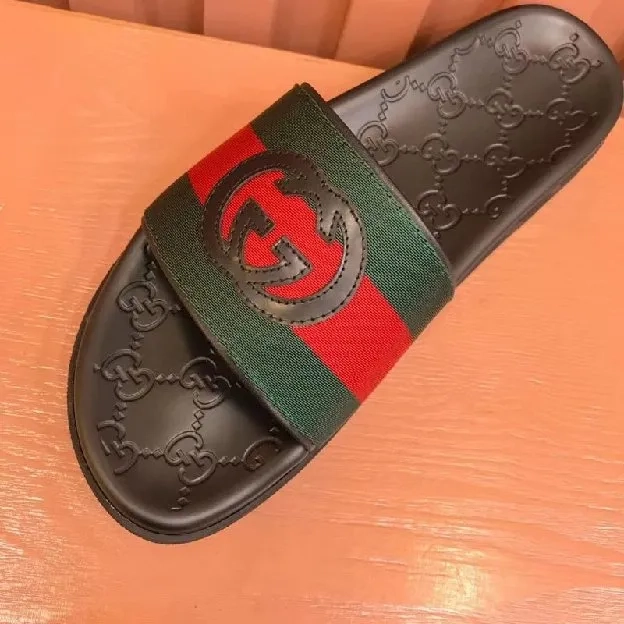 Sandal selop slide slippers pria gucci