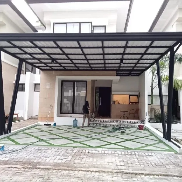 pemasangan Canopy atap alderon + plavon pvc terbaik bergaransi 100%