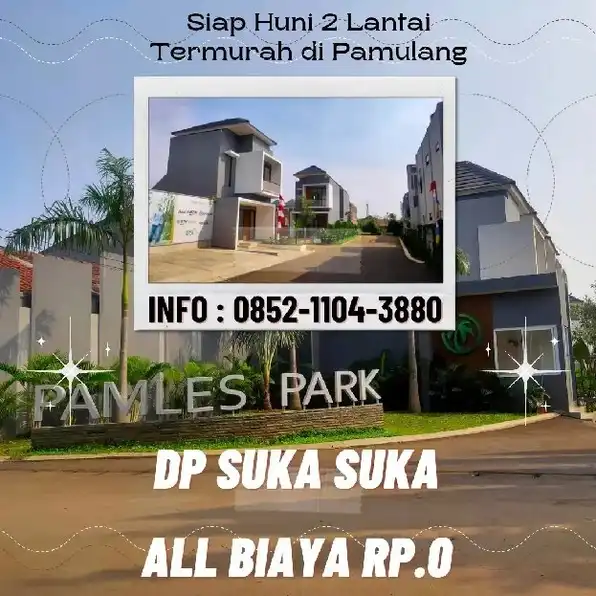 Termurah 2 lantai siap huni dan harga 800 jutaan di pamulang