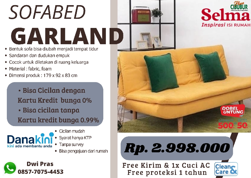 SOFABED CANTIK GARLAND