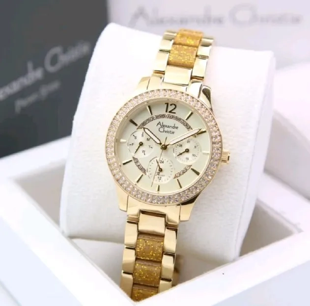 Ready!Jam tangan Alexandre Christie Wanita AC 2914 BF