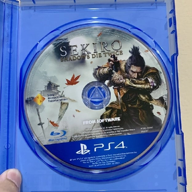 BD kaset PS4 sekiro shadow die twice