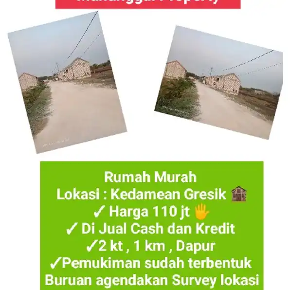 Update Progress Stok Tanah & Rumah Kavling MANUNGGAL PROPERTY Kedamean