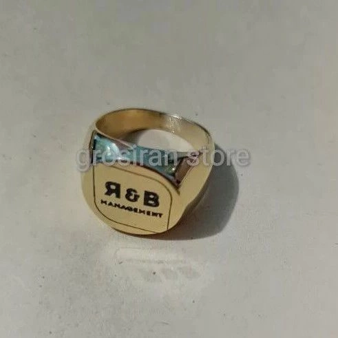 cincin titanium gold bisa custom logo ukir nama gambar tulisan foto grafir laser 