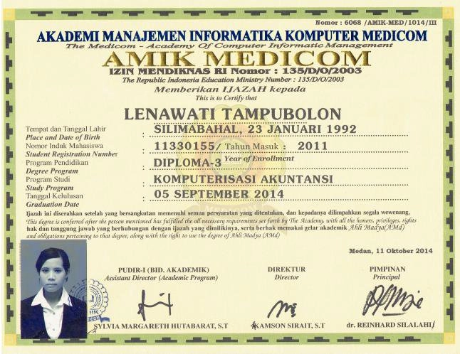 Melayani jasa pembuatan ijazah