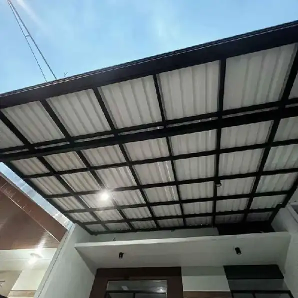 Canopy minimalis atap alderon double layer 