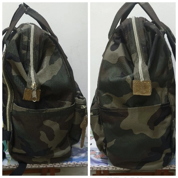 tas ransel army kanvas, brand ANELLO, second monza