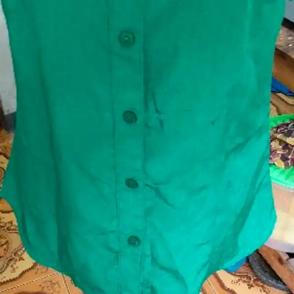 blouse hijau botol