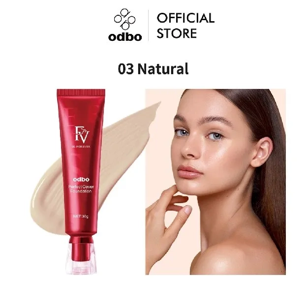 [BPOM]𝗢𝗱𝗯𝗢 FV original Cover Foundation 30g original Perfect Magic flawless and long-lasting makeup