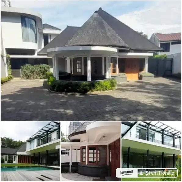 Rumah ArtDeco Gaya Belanda Modern Strategis Area Ikonik Kota Bandung