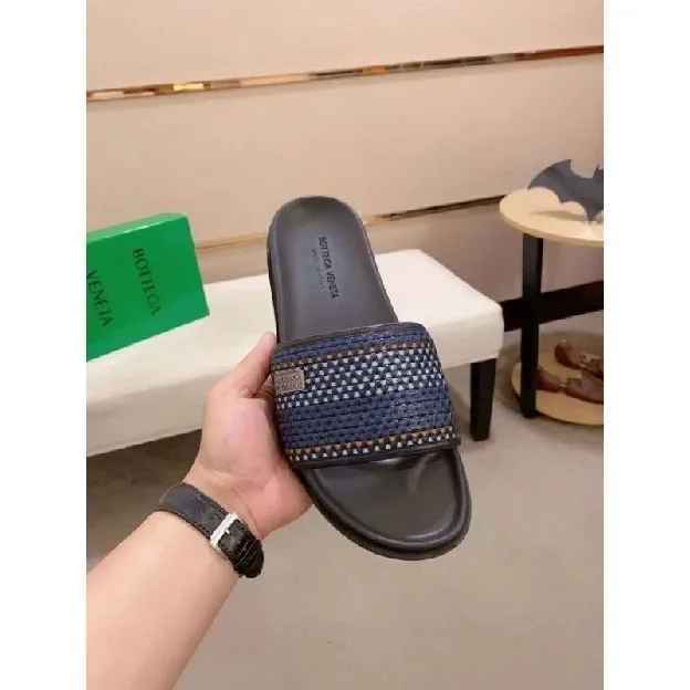 Sandal selop slide slippers pria bottega veneta bove