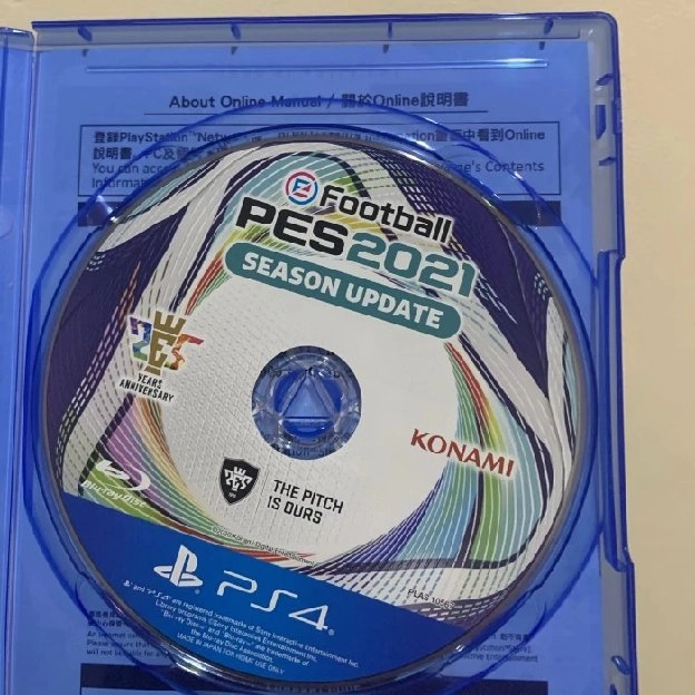 BD kaset PS4 PES 21 PES 2021 season update