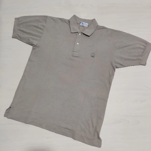 Siera design kaos polo shirt coklat origin second