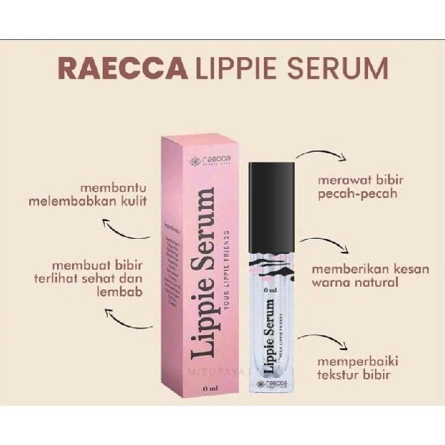 BPOM LIP LIPPIE SERUM BY RAECCA ORIGINAL 100%