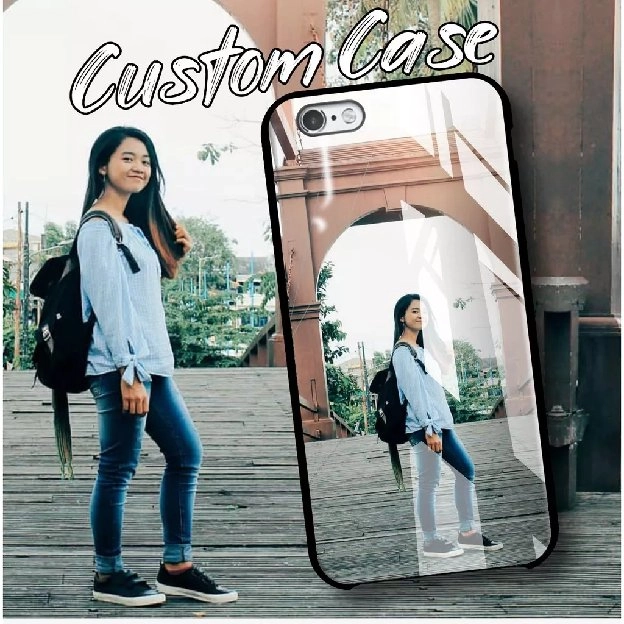 Softcase back case glass kaca Samsung Oppo Vivo xiaomi realme 