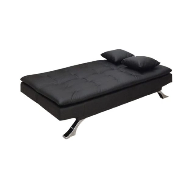 Sofa Bed Greesa Kulit Hitam 