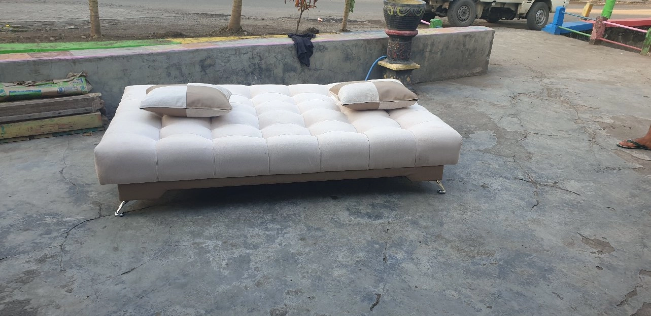 sofa bed bludru