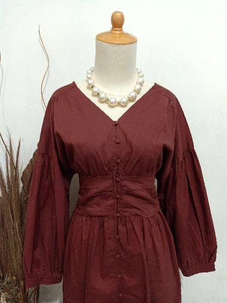 Dress Brown Cantik