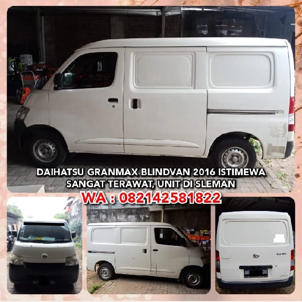 DAIHATSU GRANMAX BLINDVAN 2016 ISTIMEWASANGAT TERAWAT, UNIT DI SLEMANWA : 082142581822*