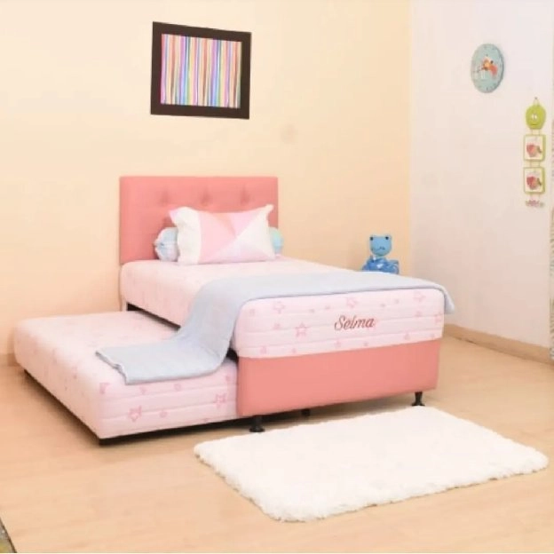 Tempat Tidur Scholastica Pink 120x200 cm