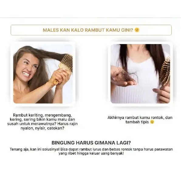 MASKER KERATIN MELEMBUTKAN DAN MEMPERBAIKI RAMBUT RUSAK SUDAH BPOM