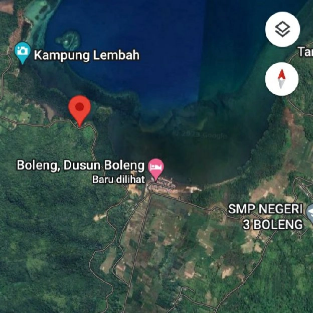 Dijual 4,788 Ha. Jl. Poros Utara LOSS PANTAI Tanjung Boleng Labuhan Said Manggarai Barat NTT